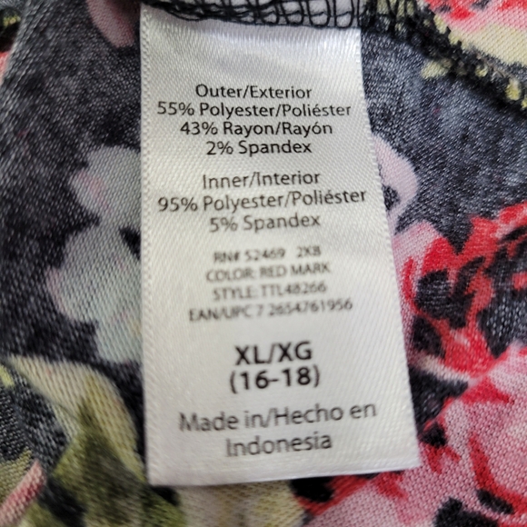 Sleeveless Crisscross v-neck Blouse XL 16-18 - Picture 5 of 5